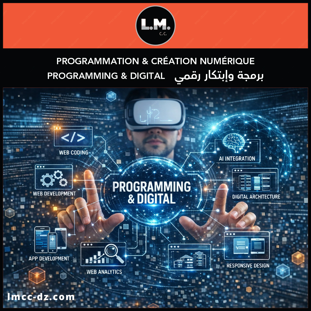 Programmation & Création Numérique - Développement web, applications, solutions digitales